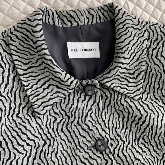 Nello Bianco Zebra Skirt Suit Set (Two-Piece) - Picture 10 of 17